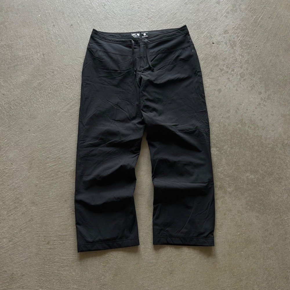 Mountain Hardwear Pants Womens Size 12/30 Black‎ Fleece Lined Nylon Hiking Gorp
